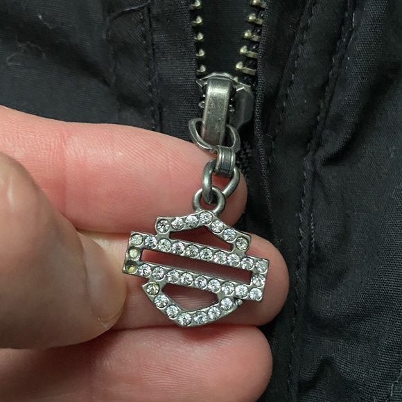 Harley-Davidson zip up long sleeve blouse - Picture 5 of 7